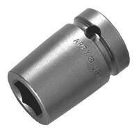 M3P14 7/16" Magnetic Standard Socket, 3/8" Square Drive